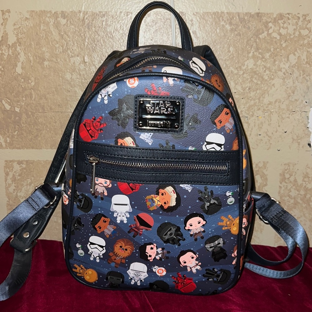 New Loungefly Star Wars Chibi Mini Backpack